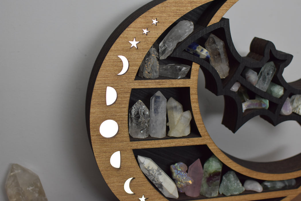 *Made To Order* Moon Bat Lamp and Shelf