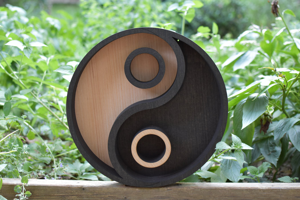 *Made To Order* Yin Yang Shaped Crystal Display Shelf and/or Tray