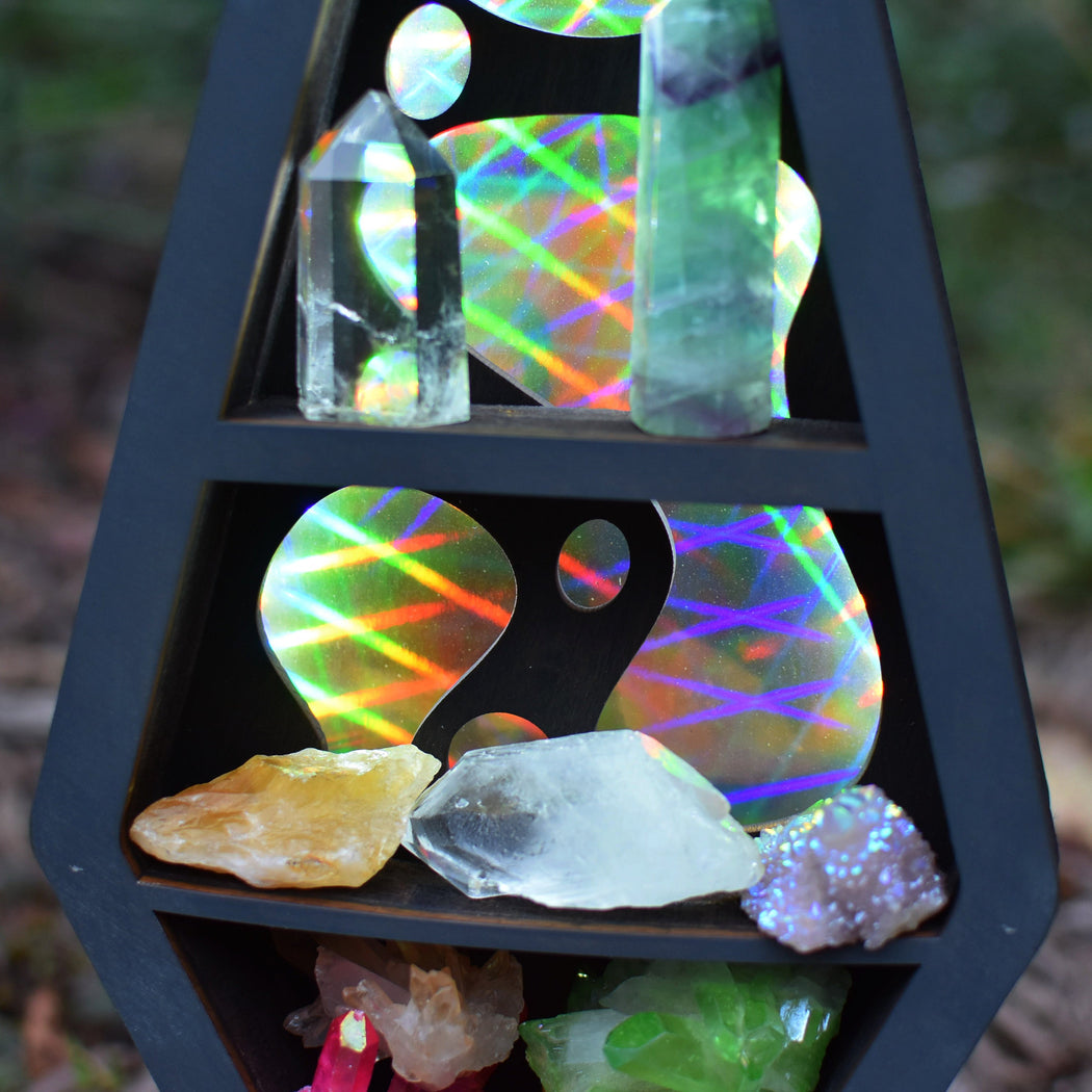 *Made To Order* Lava Lamp Inspired Crystal Shelf Luminous Lamp