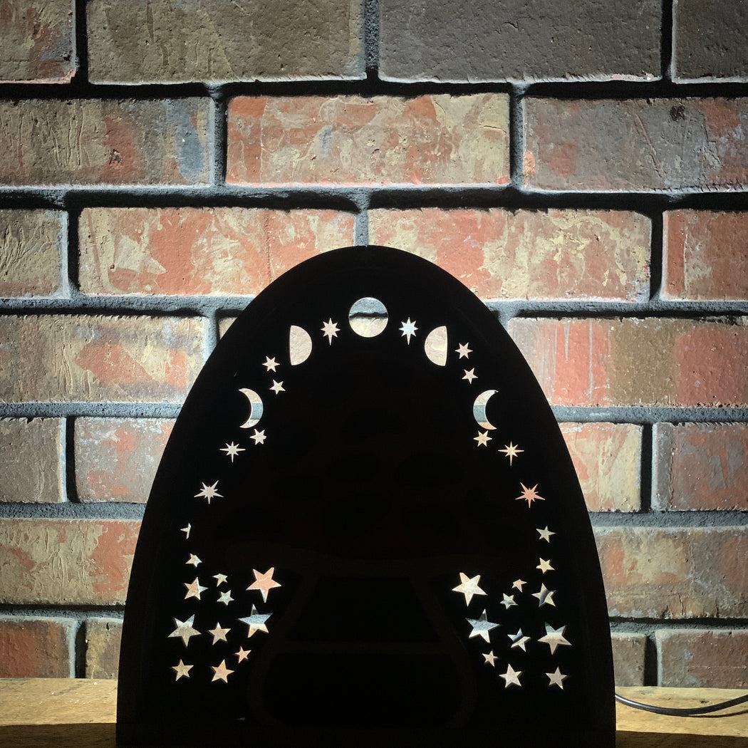 *Made To Order* Celestial Mushroom Backlit Crystal Shelf Luminous Lamp