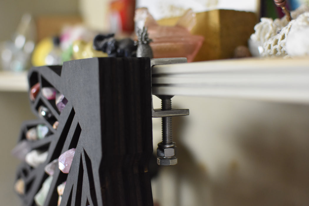 *Made To Order* Crystal Cluster Floating Crystal Shelf