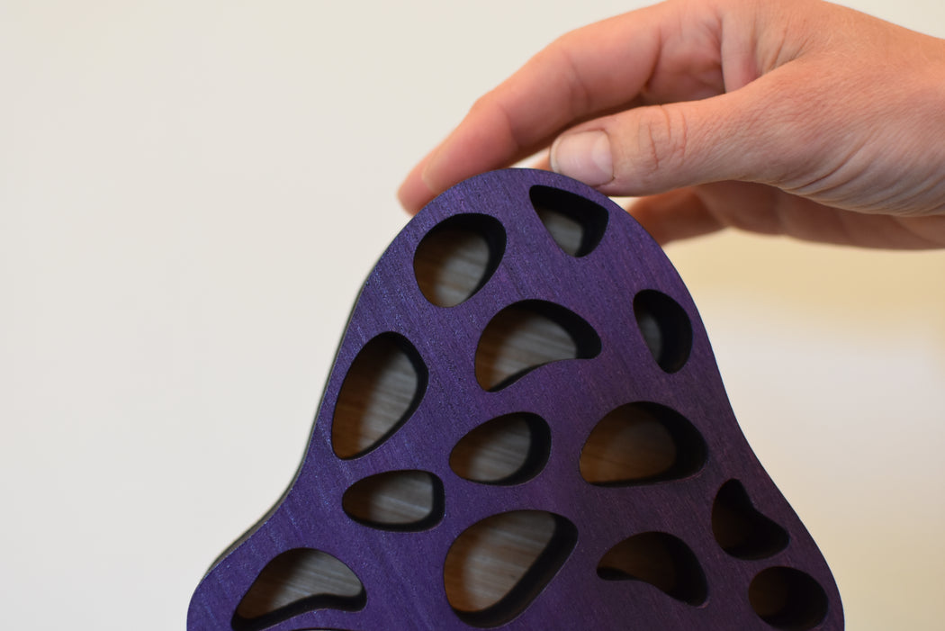 Purple Mushling v.3 Mushroom Shelf *Made To Order*