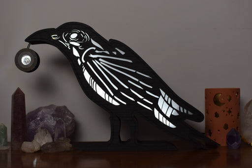 *Made To Order* Treasure Crow - Luminous Lamp