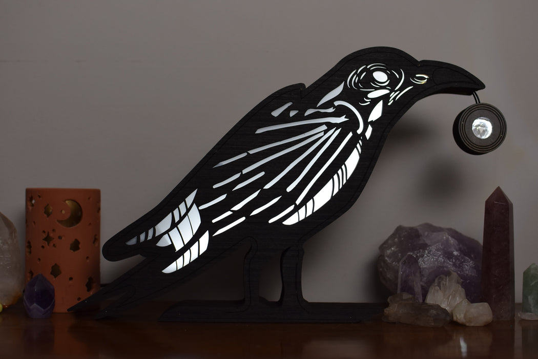 *Made To Order* Treasure Crow - Luminous Lamp