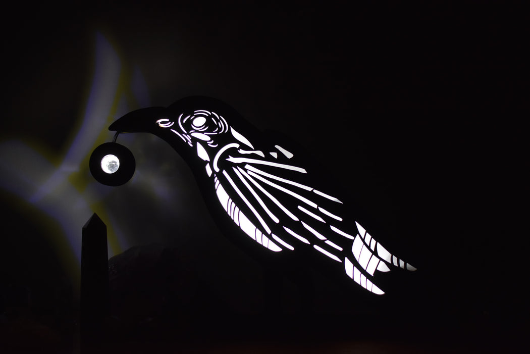 *Made To Order* Treasure Crow - Luminous Lamp