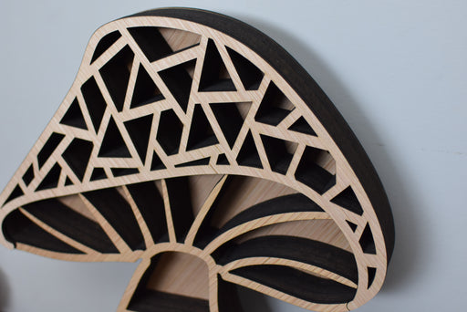 *Made To Order* Unfinished Fractal Mushroom Shelf