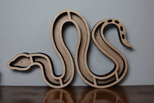 *Made To Order* Unfinished XL Snake Shelf