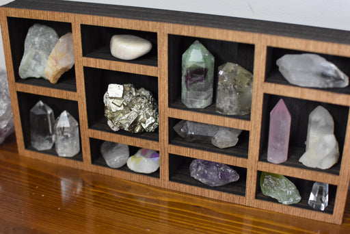 *Made To Order* Almond Rectangle Printer Box Style Crystal Shelf