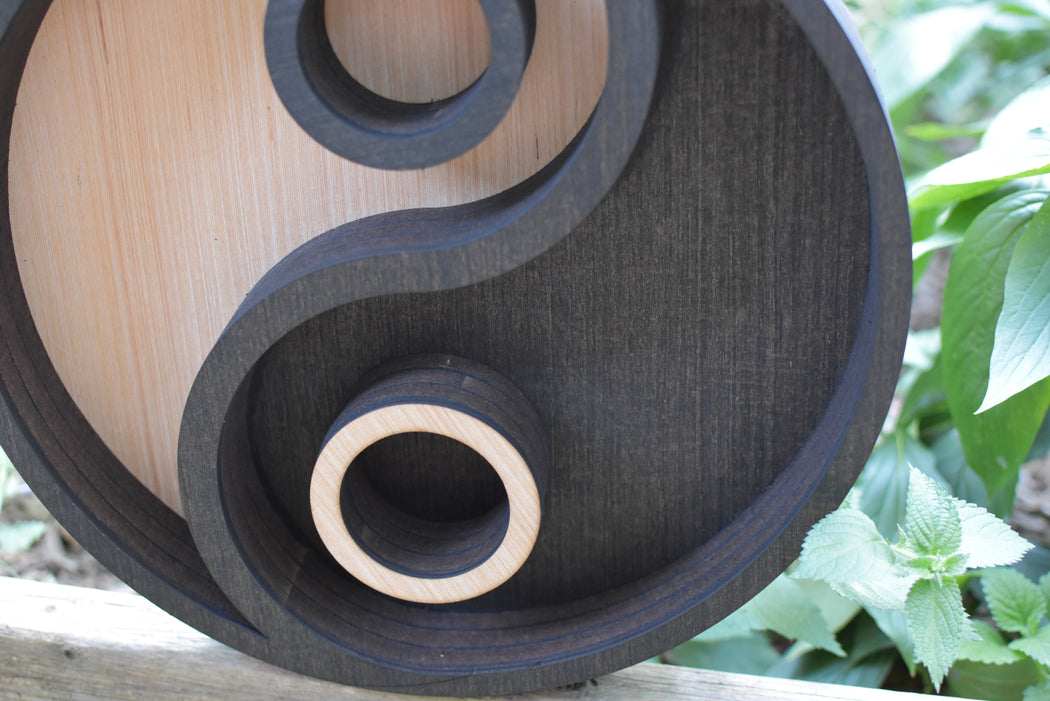 *Made To Order* Yin Yang Shaped Crystal Display Shelf and/or Tray