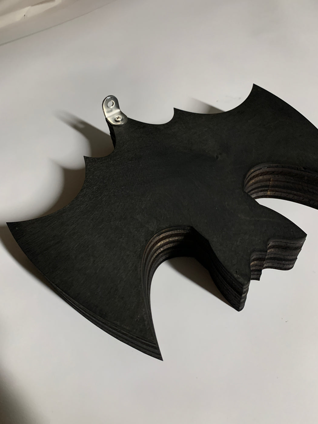 *Made To Order* Hanging Bat Shaped Corner Crystal Shelf or Display