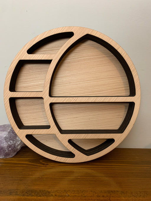 *Made To Order* Unfinished Circular Moon Shelf