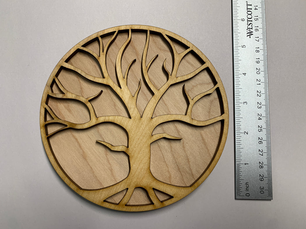 Unfinished 6" Tree of Life Shadow Art Panel - J. Drew + You
