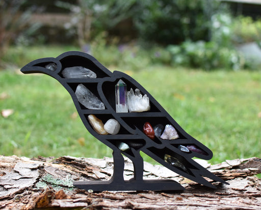 *Made To Order* Crow Shelf and Wood Carving