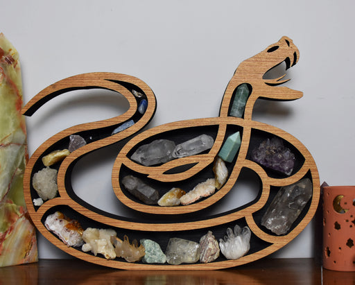 *Made To Order* Snake Coiled Crystal Shelf & Wall Hanging