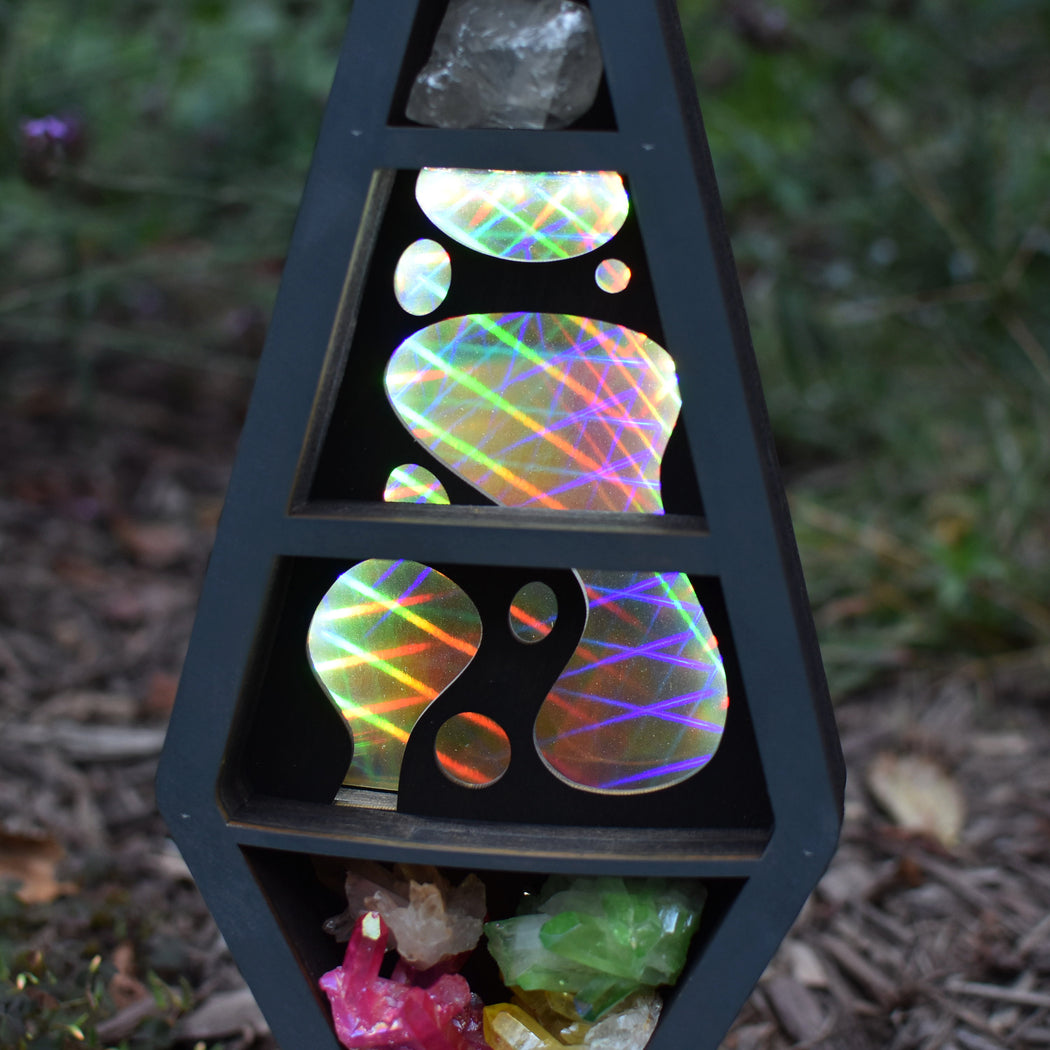 *Made To Order* Lava Lamp Inspired Crystal Shelf Luminous Lamp