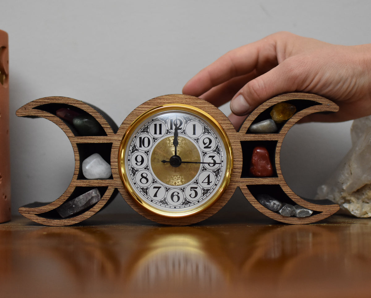 *Made To Order* Moon Goddess Desk Clock — J DREW Fabrication & Design