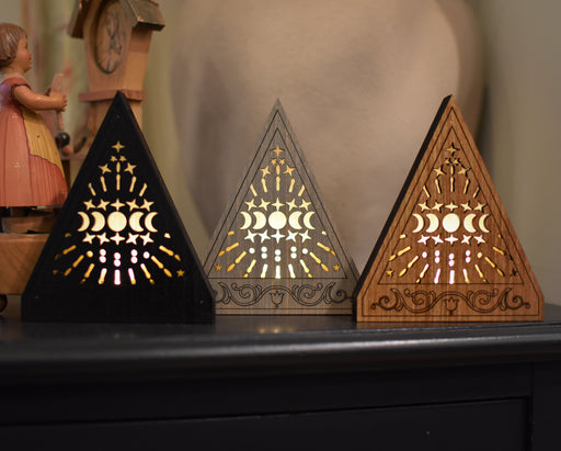 Limited Run - Mini Triangle Moon Phases Lamp