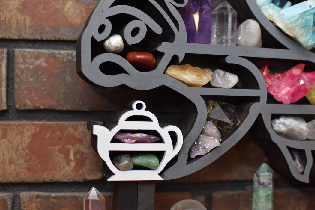 *Made To Order* Manatee Tea Party 1 of 10 Limited Edition Crystal Shelf