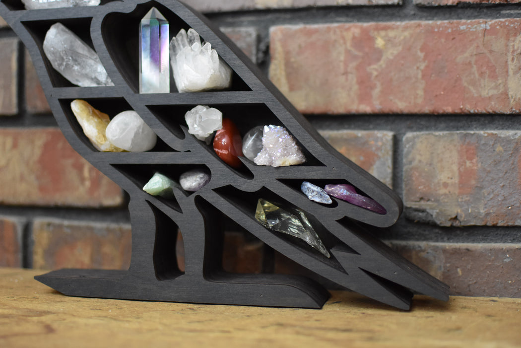 *Made To Order* Crow Shelf and Wood Carving