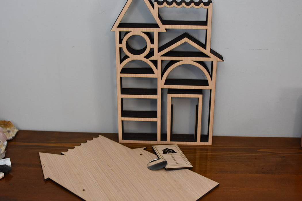 *Made To Order* Unfinished Storybook House Shelf
