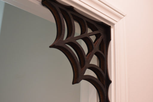 *Ready To Ship* Spider Web Corner Corbel - Non-Permanent Install