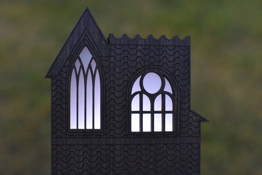 Spooky Haunted House Mini Lamp - Made To Order