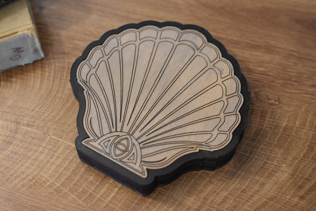 *Made To Order* Wooden Seashell Box