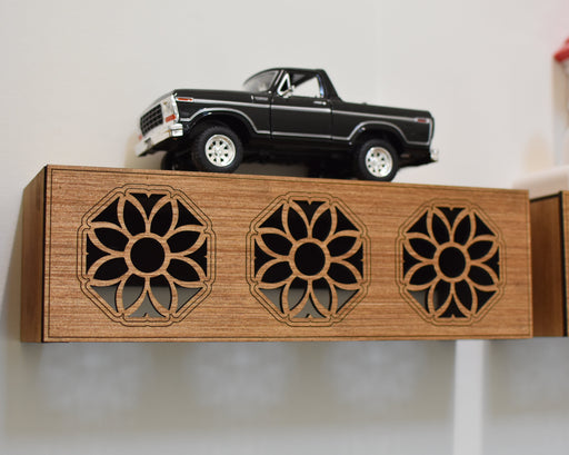 *Made To Order* Floating Platform Shelf - Hexagon