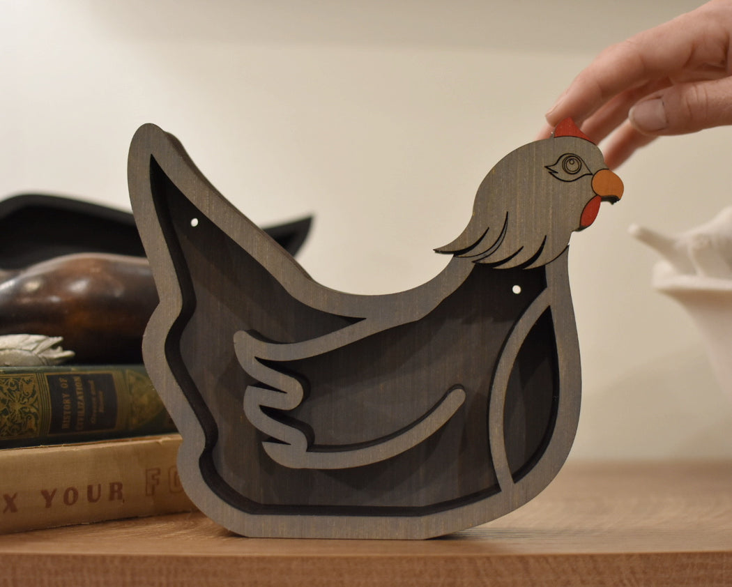 Bantam Chicken Decor Shelf - Made To Order