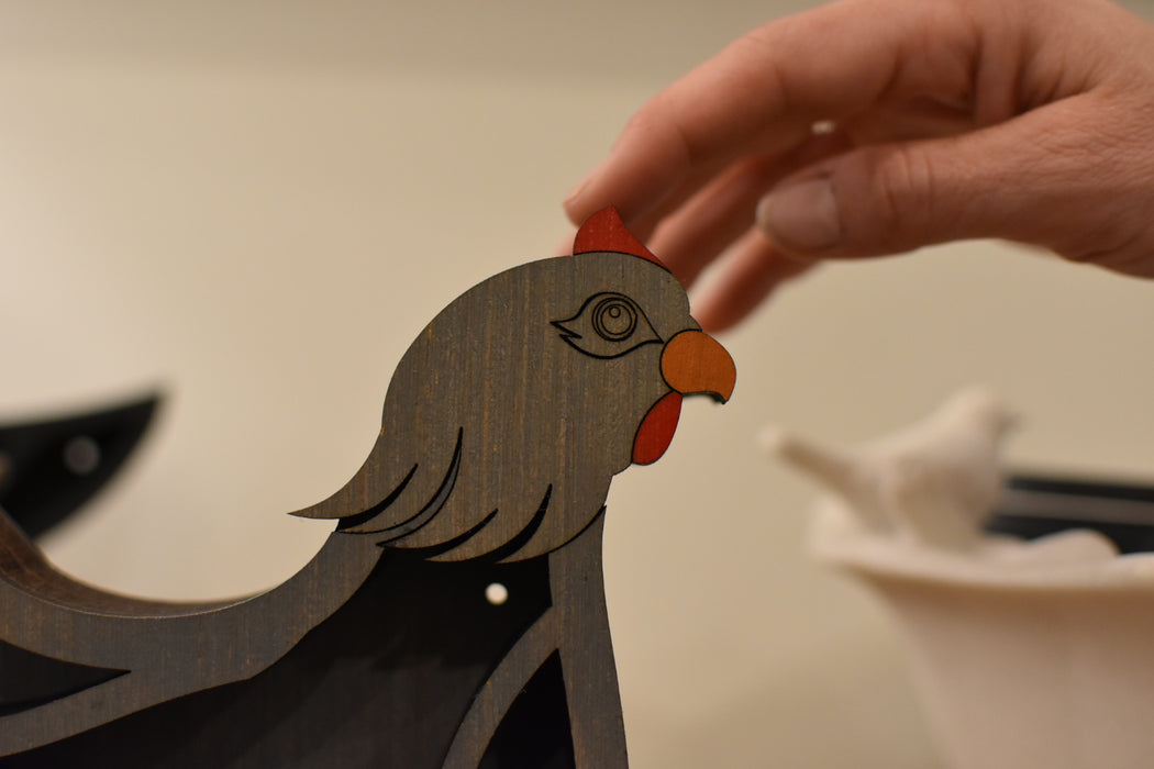 Bantam Chicken Decor Shelf - Made To Order