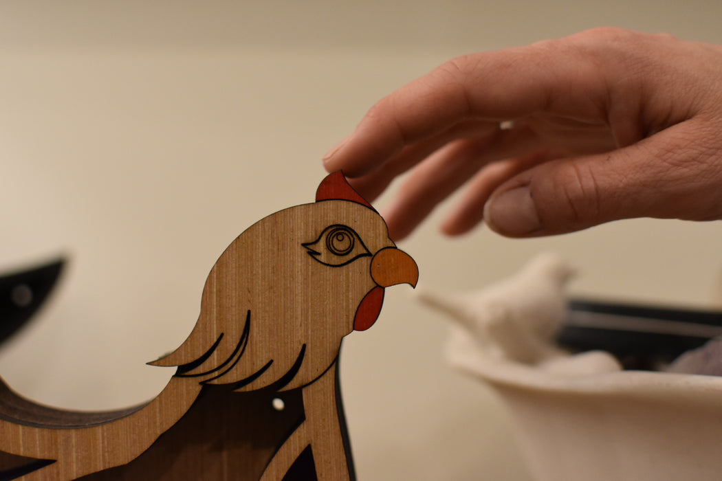 Bantam Chicken Decor Shelf - Made To Order