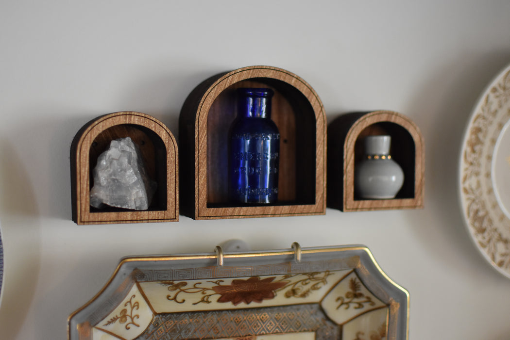 Mini Arch Shelf 3 Pcs. Set *Made To Order*