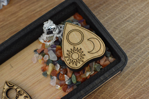 Planchette Wooden Necklace Summer 2026 - Limited Run _ Ouiji Planchette