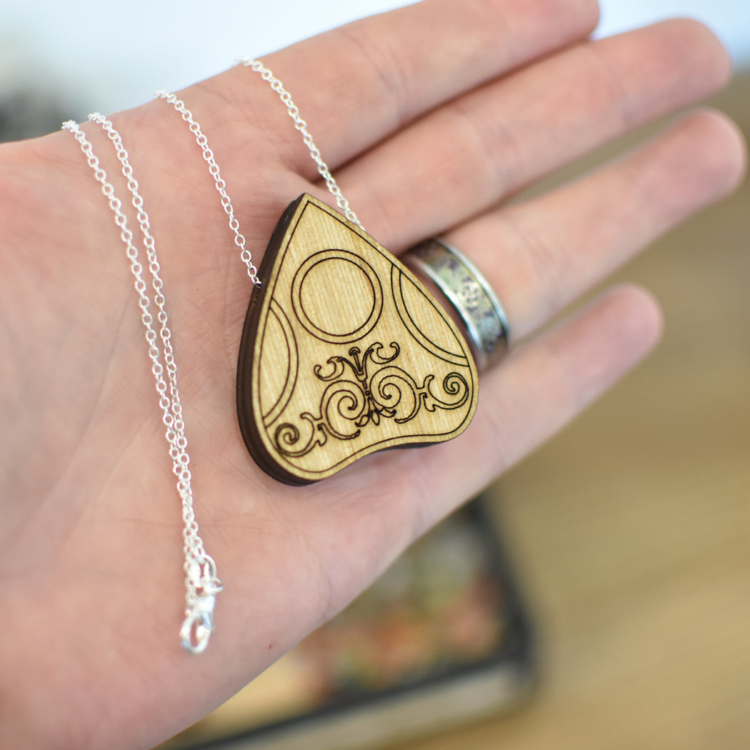 Planchette Wooden Necklace Summer 2026 - Limited Run _ Ouiji Planchette