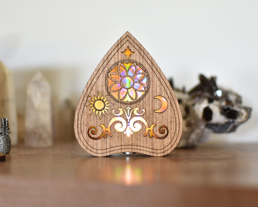 Warm Gold Planchette Sun Moon Lamp - v.1 - 30 Total