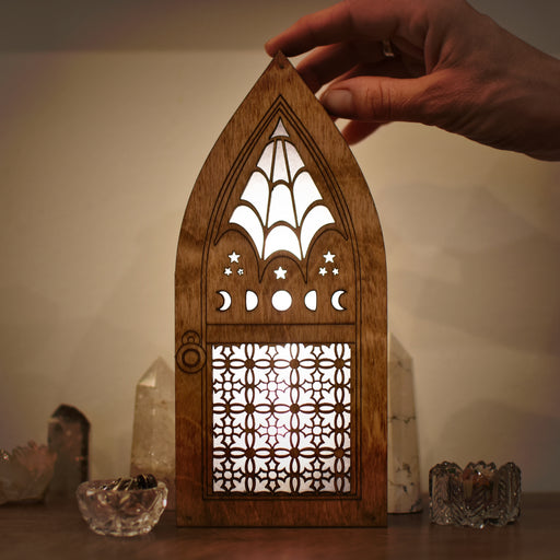 Limited Edition - Spooky Crypt Door - Almond Brown