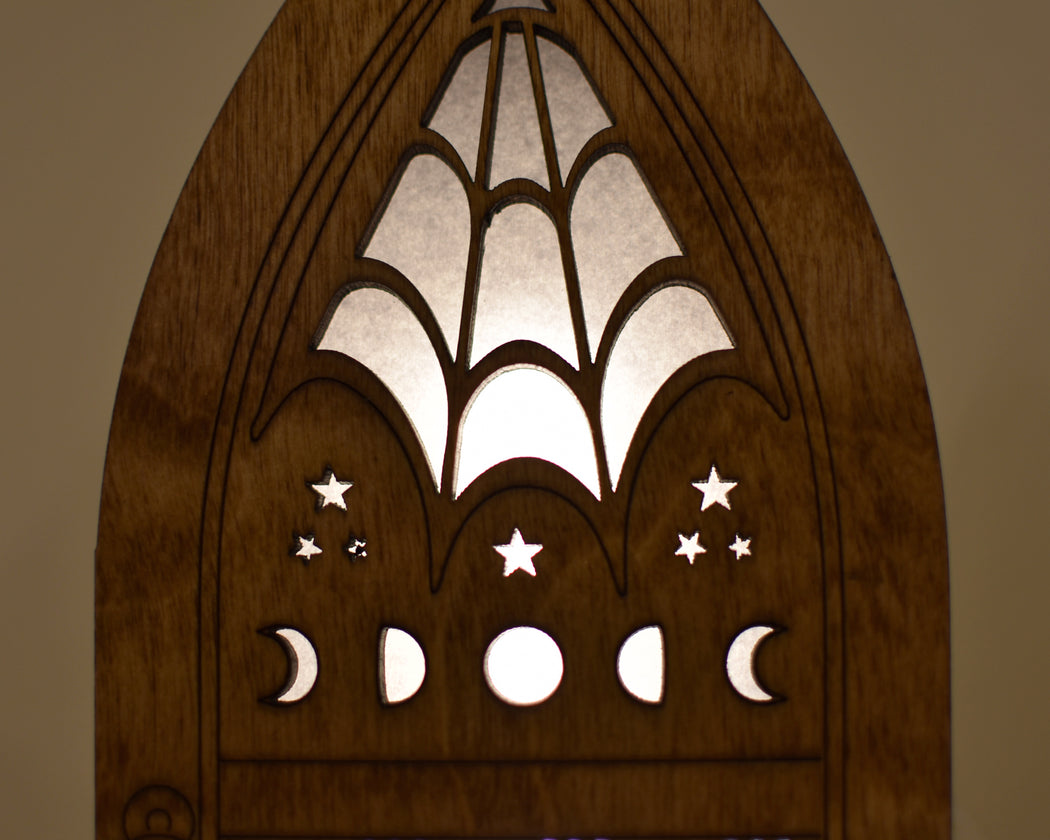 Limited Edition - Spooky Crypt Door - Almond Brown