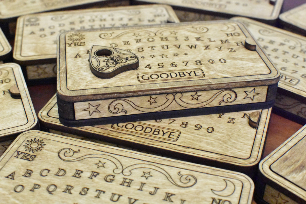 *Ready To Ship!* Ouija Board Wooden Box & Planchette