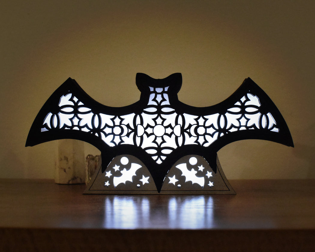 Moon Phases Batthew Lamp - Larger Size