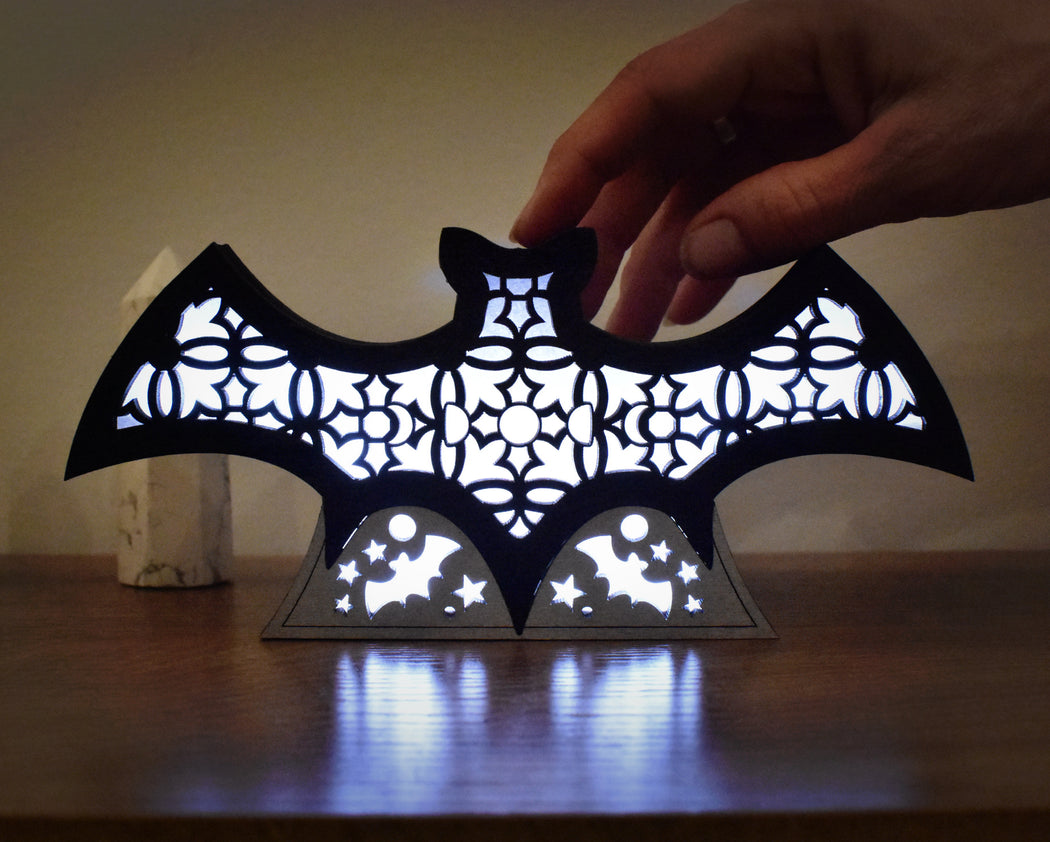 Moon Phases Batthew Lamp - Larger Size