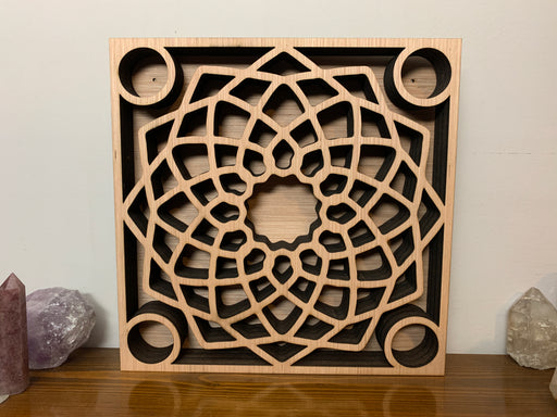 *Made To Order* Unfinished Mandala Box Shelf