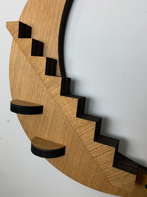 *Made To Order* Almond Crescent Moon Stair Shelf