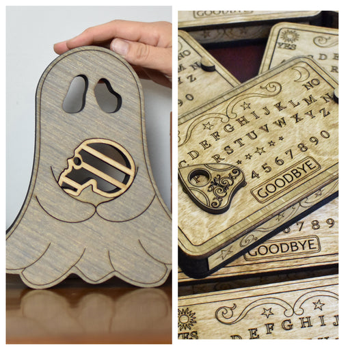 *Ready To Ship* Ghosty Paws Skull + Ouija Box