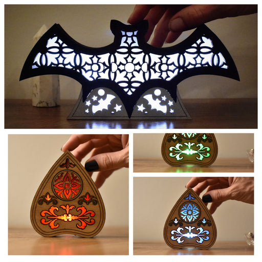 Color Shifting Planchette Lamp + Batthew Lamp