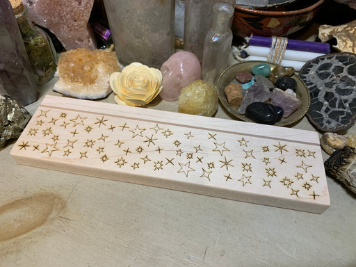 Solid Clear Maple Starry Card Holder