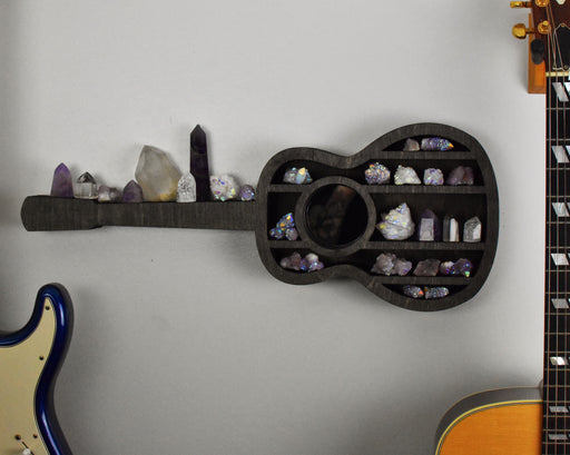 *Made To Order* Guitar-Shaped Shelf and Wood Carving